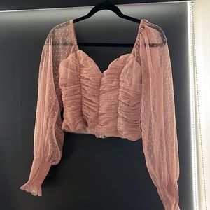 Nude top size small